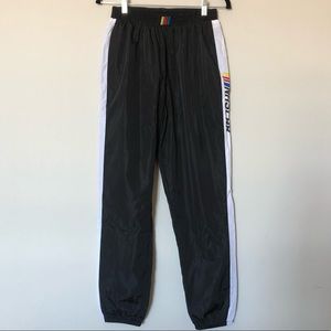 Forever 21 NASCAR track pants